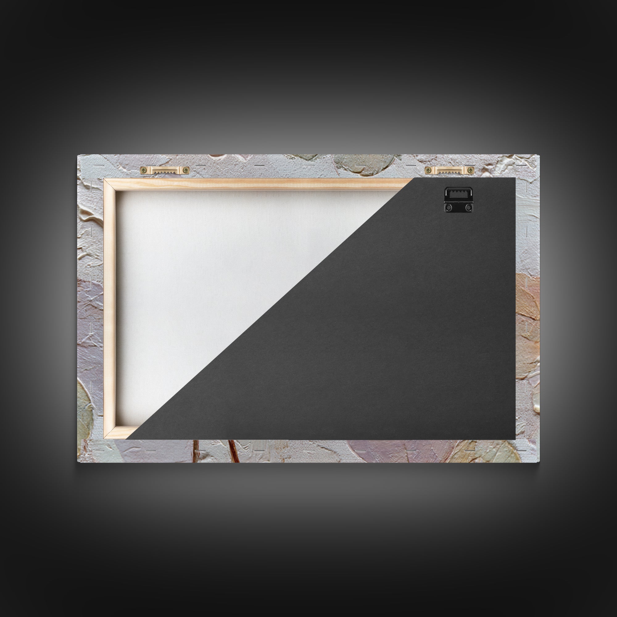 Tonal Botanical Shadows on Plaster Surface Framed Canvas Print, Above Bed Art, Dopamine Decor, Bedroom Decor, Serenity, ABA-3x2-27