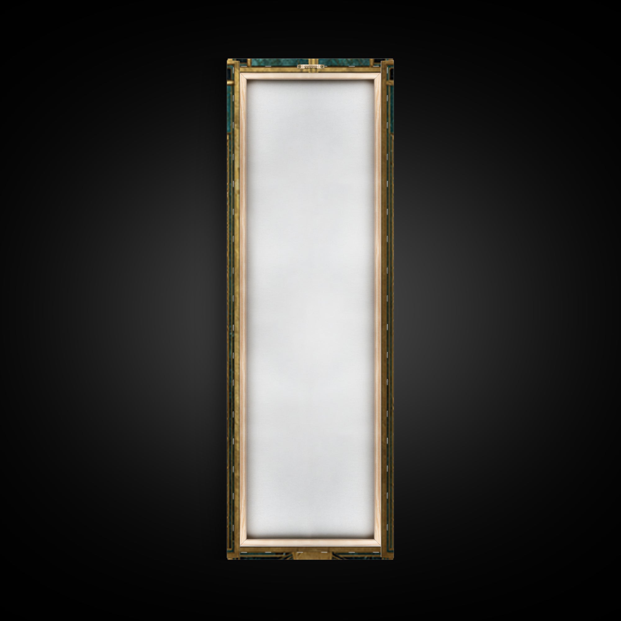 Deco Doorway Study Canvas Print, Art Deco Art, Art Deco, Living Room Decor, Oil Painting, Glamour, Art Deco Wallpaper, ADA-1x3-27