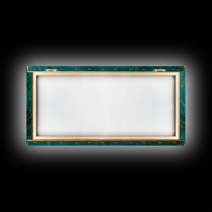 Deco Doorway Study Framed Canvas Print, Art Deco Art, Art, Living Room Decor, Fine Art, Glamour, Art Nouveau, Abstract Art, ADA-2x1-83