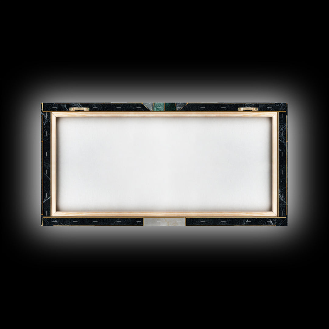 Luxury Cocktail Glass Framed Canvas Print, Art Deco Art, Printable Art, Living Room Decor, Abstract Art, Glamour, Neutral Decor, ADA-2x1-97