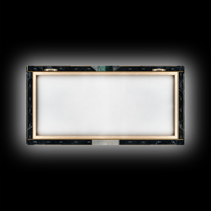 Luxury Cocktail Glass Framed Canvas Print, Art Deco Art, Printable Art, Living Room Decor, Abstract Art, Glamour, Neutral Decor, ADA-2x1-97