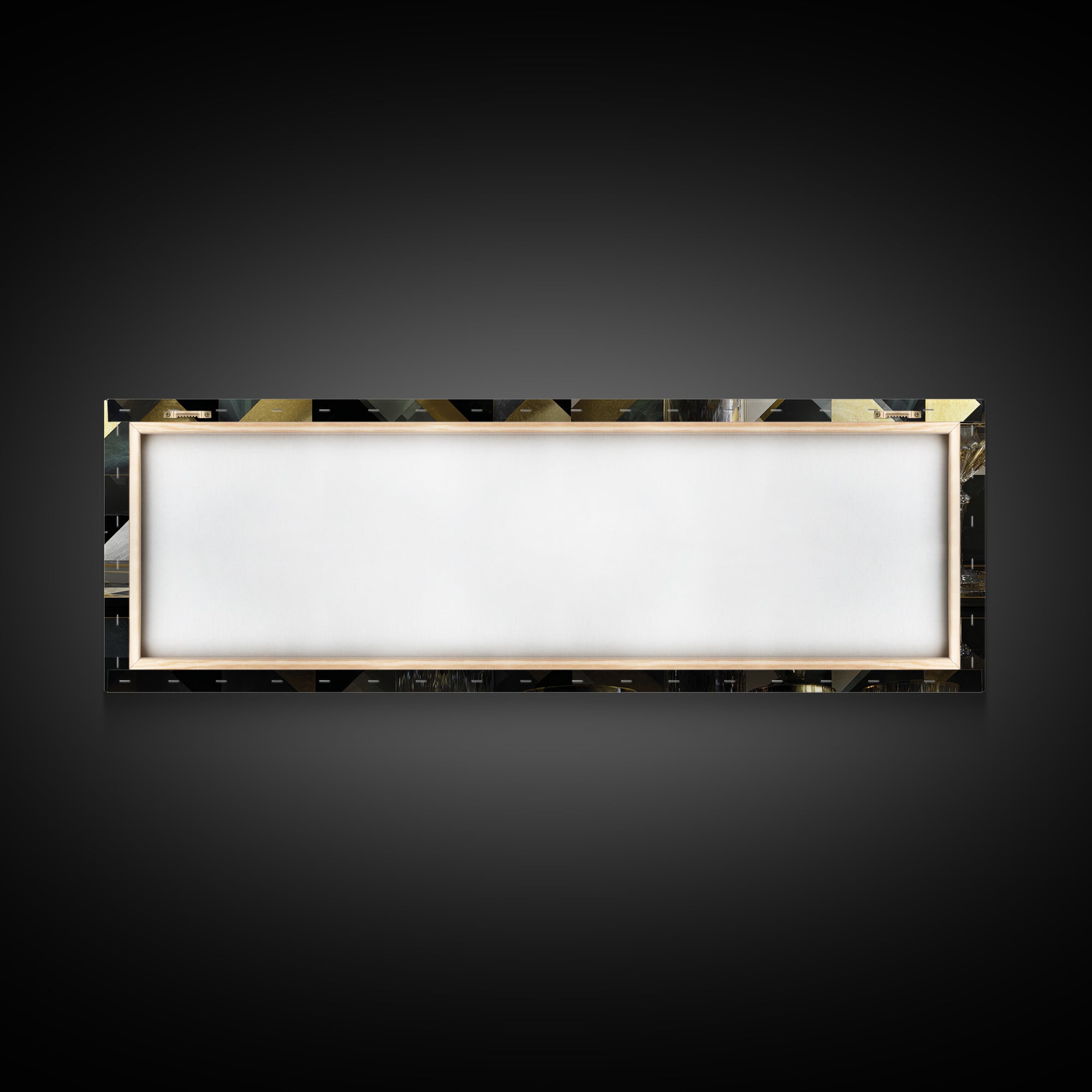 Luxury Cocktail Glass Framed Canvas Print, Art Deco Art, Gallery Decor, Living Room Decor, Fine Art, Glamour, Wall Art, ADA-3x1-69