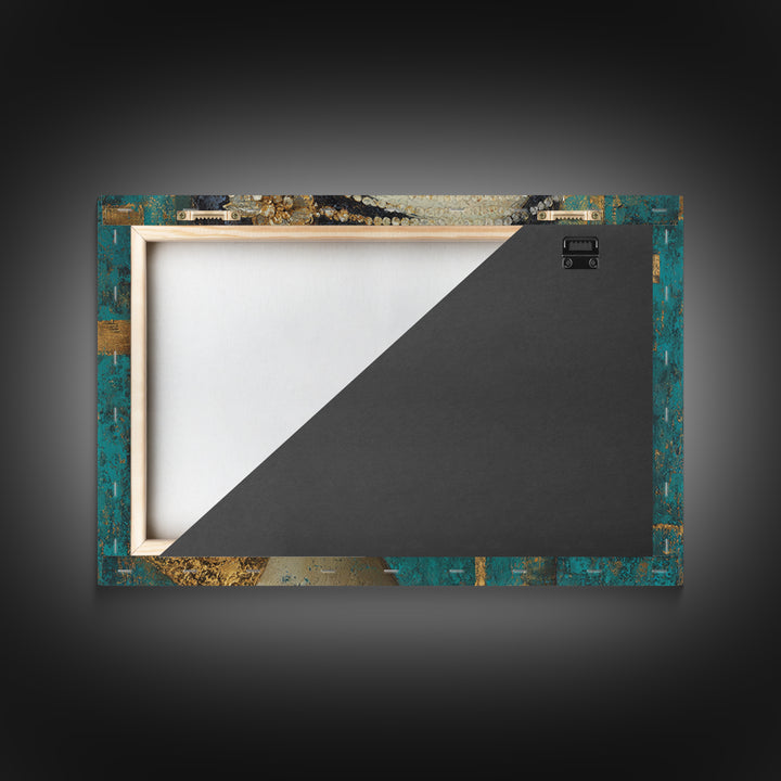 Flapper Portrait with Pearl Strands and Dramatic Canvas Print, Art Deco Art, Removable Wallpaper, Living Room Decor, Glamour, ADA-3x2-90