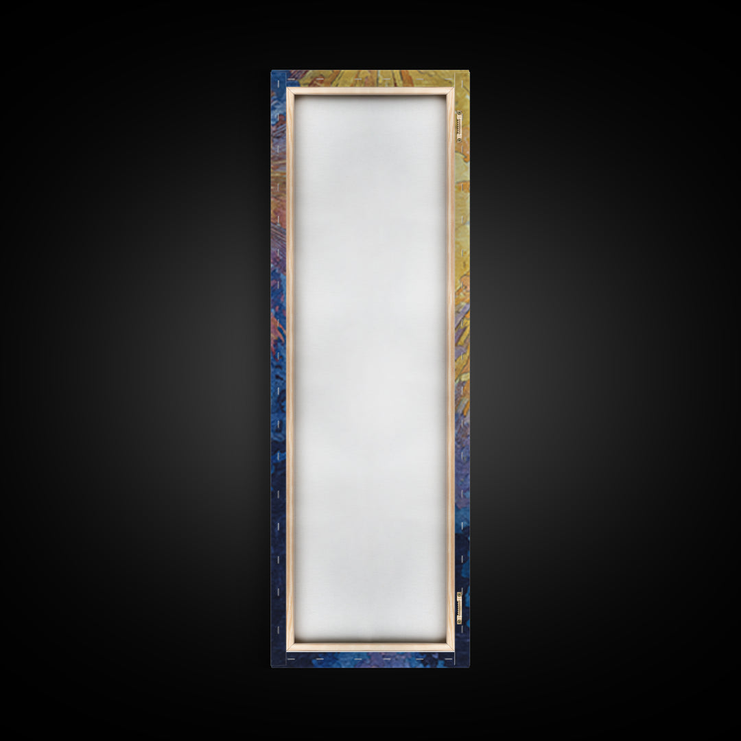 Radiant Golden Ascending Spirit Wall Art, Spiritual African Inspired Art, Abstract Figure Canvas Print, Dreamy Home Decor