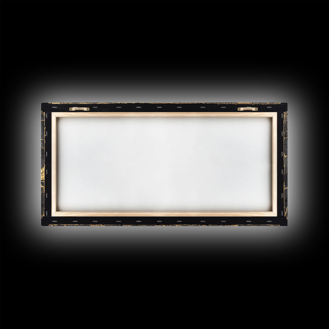 Black And Gold Cracked Triptych Abstract Wall Art, African Inspired Luxury Canvas Decor, Modern Textured Statement Print
