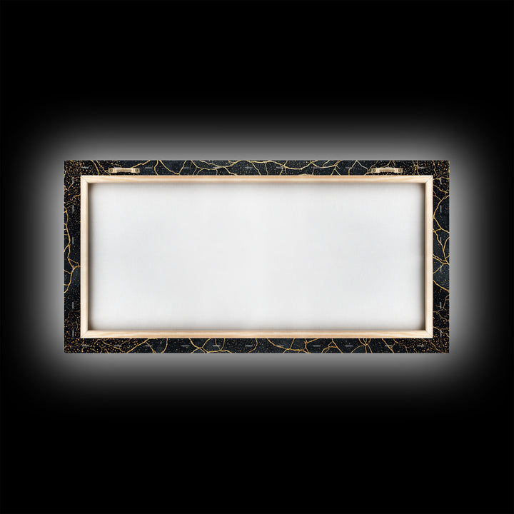 Golden Cosmic Eye Wall Art, Black And Gold Abstract Art, Mystical Wall Decor, Modern Canvas Art, Spiritual Statement Decor
