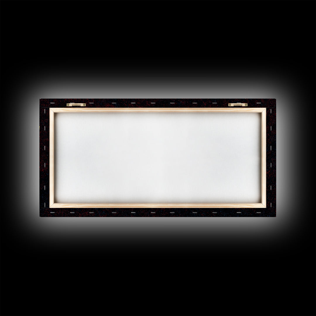 Golden Royal Crown Framed Canvas Print, Black And Gold Wall Decor, Regal Jewel Painting, Luxury Statement Home Decor Gift For Him