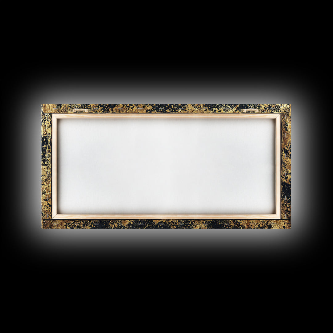 Black Gold Cracked Marble Wall Art, Abstract African Art Print, Luxury Canvas Decor, Earth Tone Textured Statement Piece