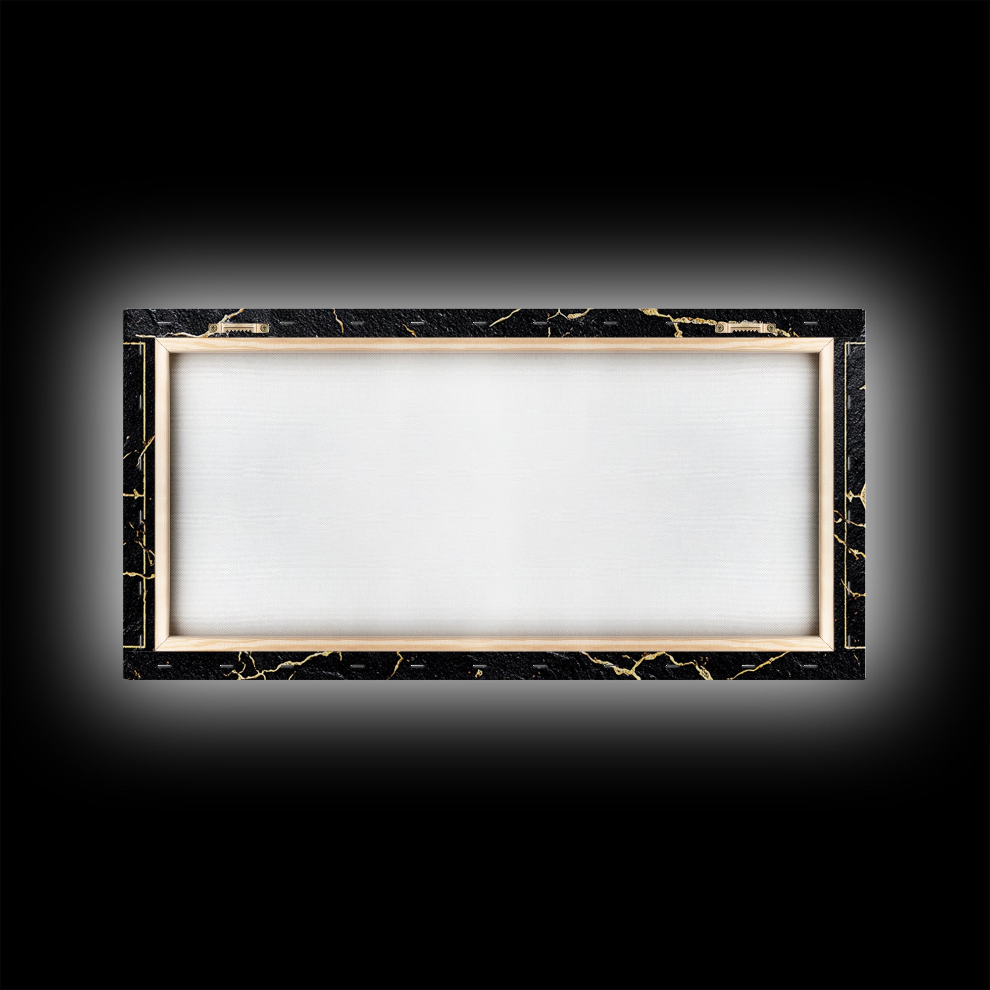 Black Gold African Geometric Symbols Framed Canvas Print, Tribal Pattern Wall Decor, Afrocentric Luxury Abstract Art Gift