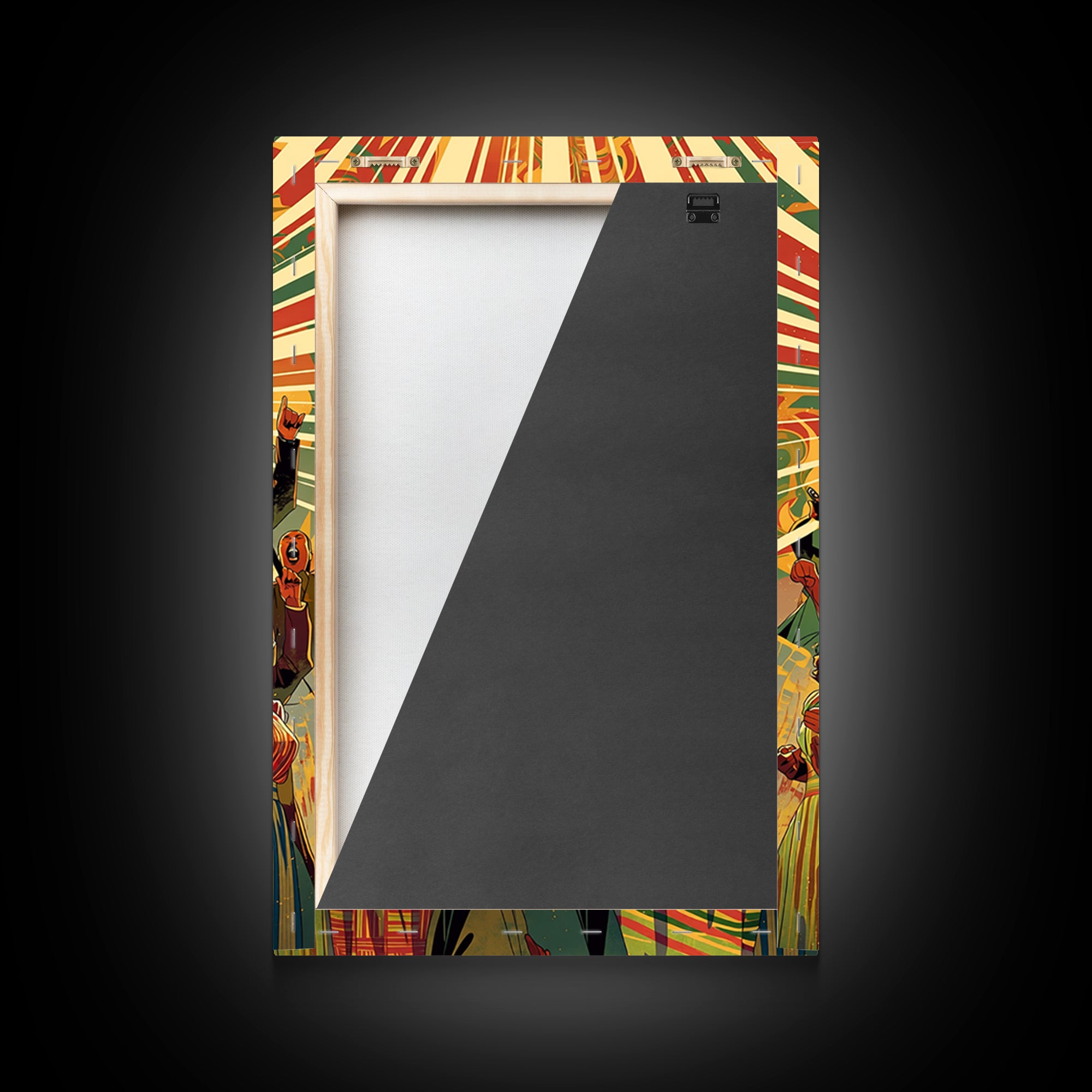 Joyful African Celebration Wall Art, Afrocentric Art, Black Culture Art, African American Art Prints, Colorful Home Decor