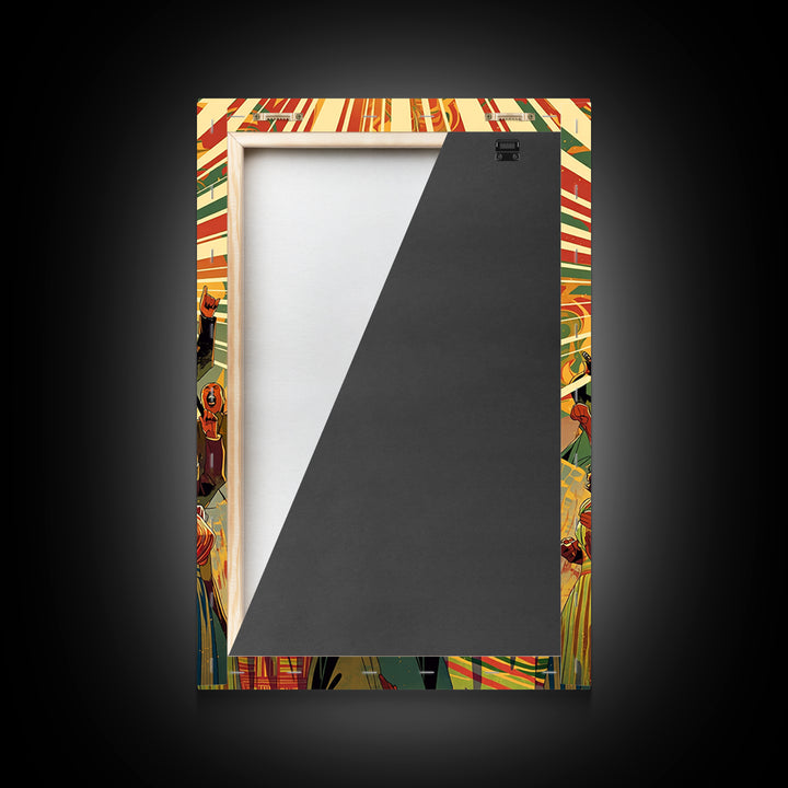 Joyful African Celebration Wall Art, Afrocentric Art, Black Culture Art, African American Art Prints, Colorful Home Decor