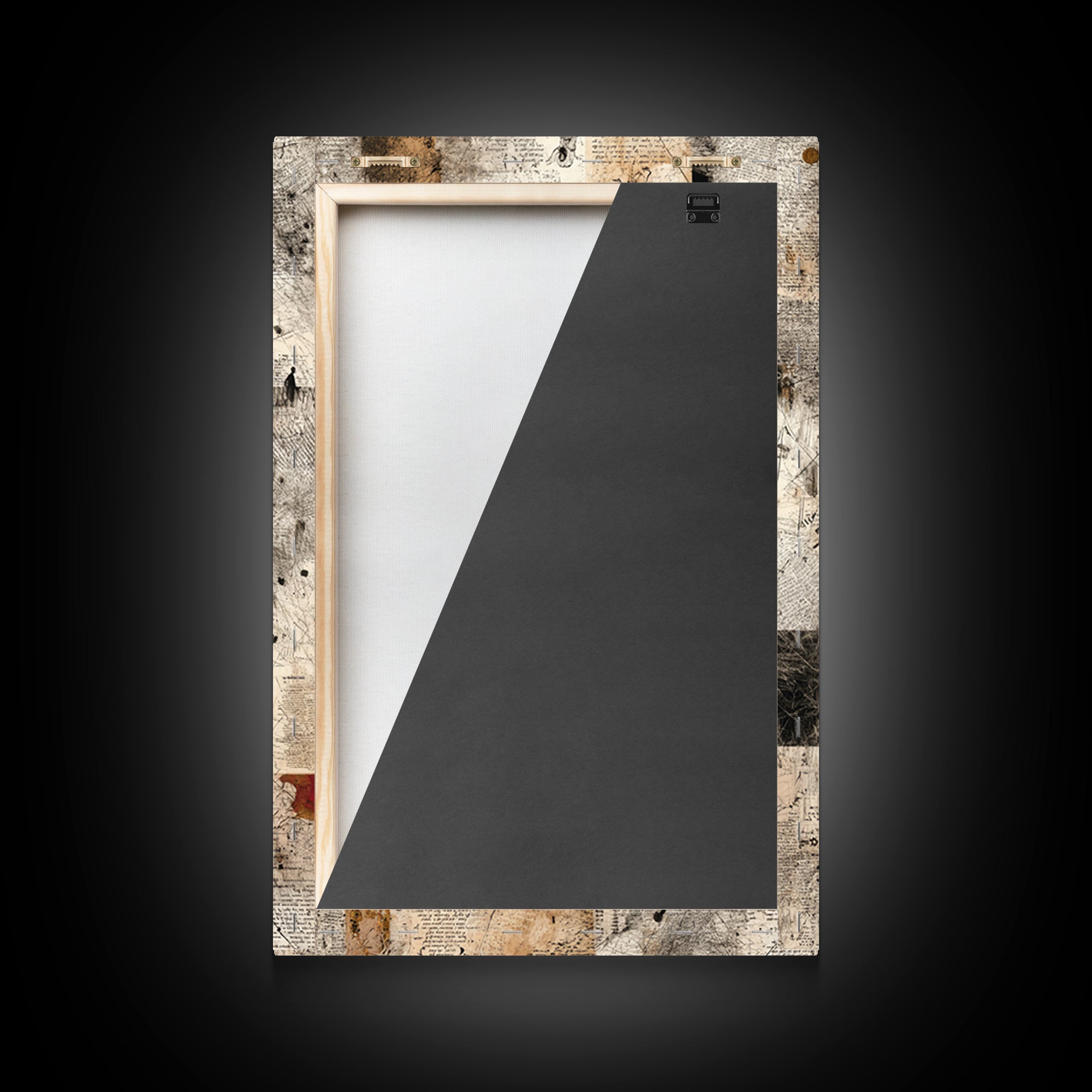 Minimal Abstract Figures On Parchment Wall Art, Contemporary Art, Ethnic Wall Decor, Neutral Gallery Art, Unique Gift For Art Lovers