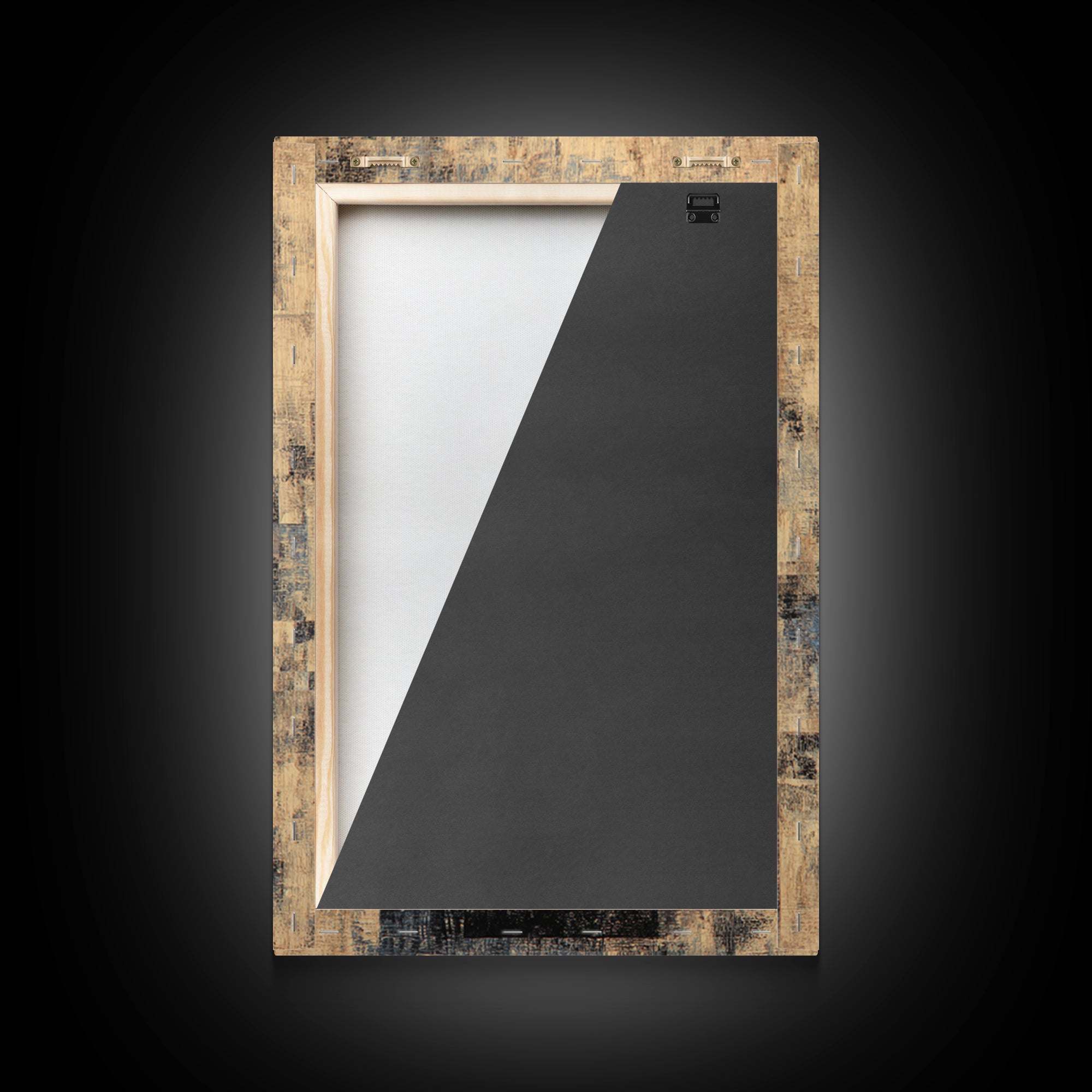 Textured Beige Black Geometric Abstract Wall Art, Modern African Inspired Canvas Decor, Minimalist Earth Tone Home Decor