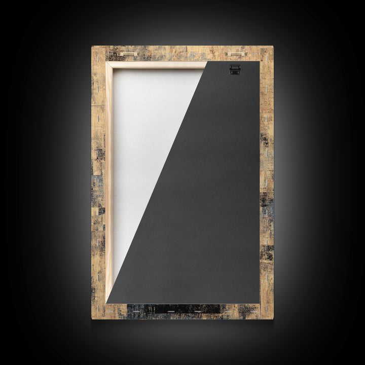Textured Beige Black Geometric Abstract Wall Art, Modern African Inspired Canvas Decor, Minimalist Earth Tone Home Decor