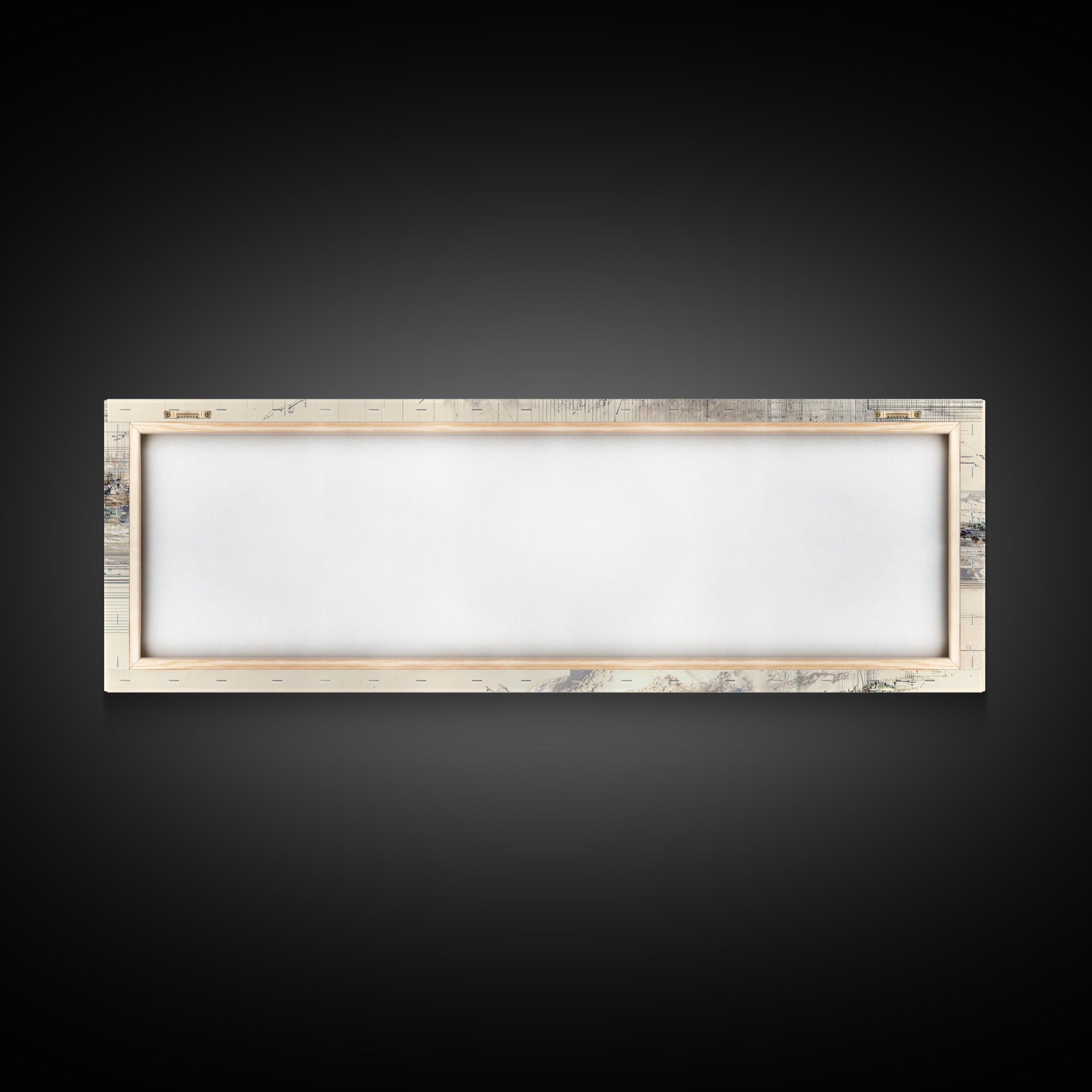 Neutral Ink Architectural Abstract Wall Art, Modern Canvas Art, Beige Wall Art, Office Decor, Contemporary Gallery Print