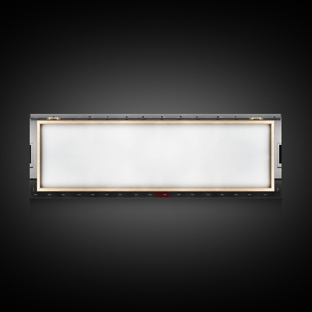 Red Frame Gallery Wall Art, Minimalist Museum Painting, Modern Abstract Wall Decor, Statement Piece For Living Room Home Decor Gift