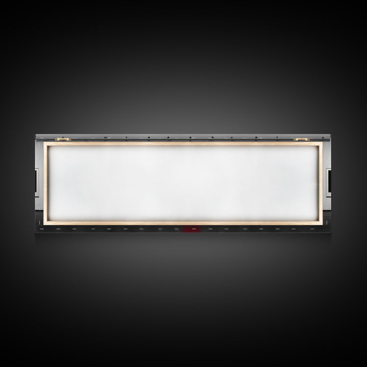 Red Frame Gallery Wall Art, Minimalist Museum Painting, Modern Abstract Wall Decor, Statement Piece For Living Room Home Decor Gift
