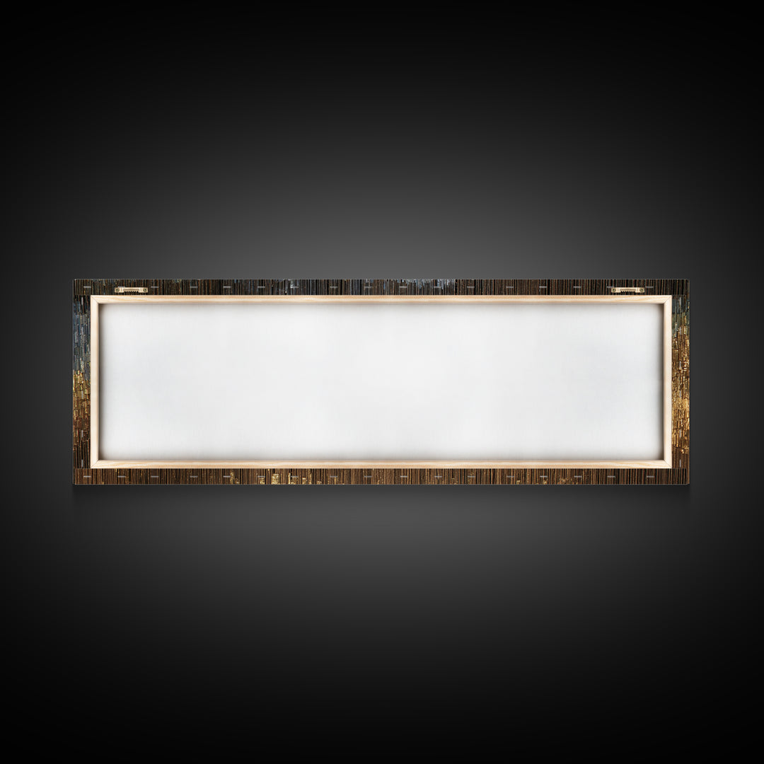 Gold Silver Vertical Light Abstract Canvas Print, Luxury Wall Art, Black And Gold Art, Modern Home Decor, Statement Piece