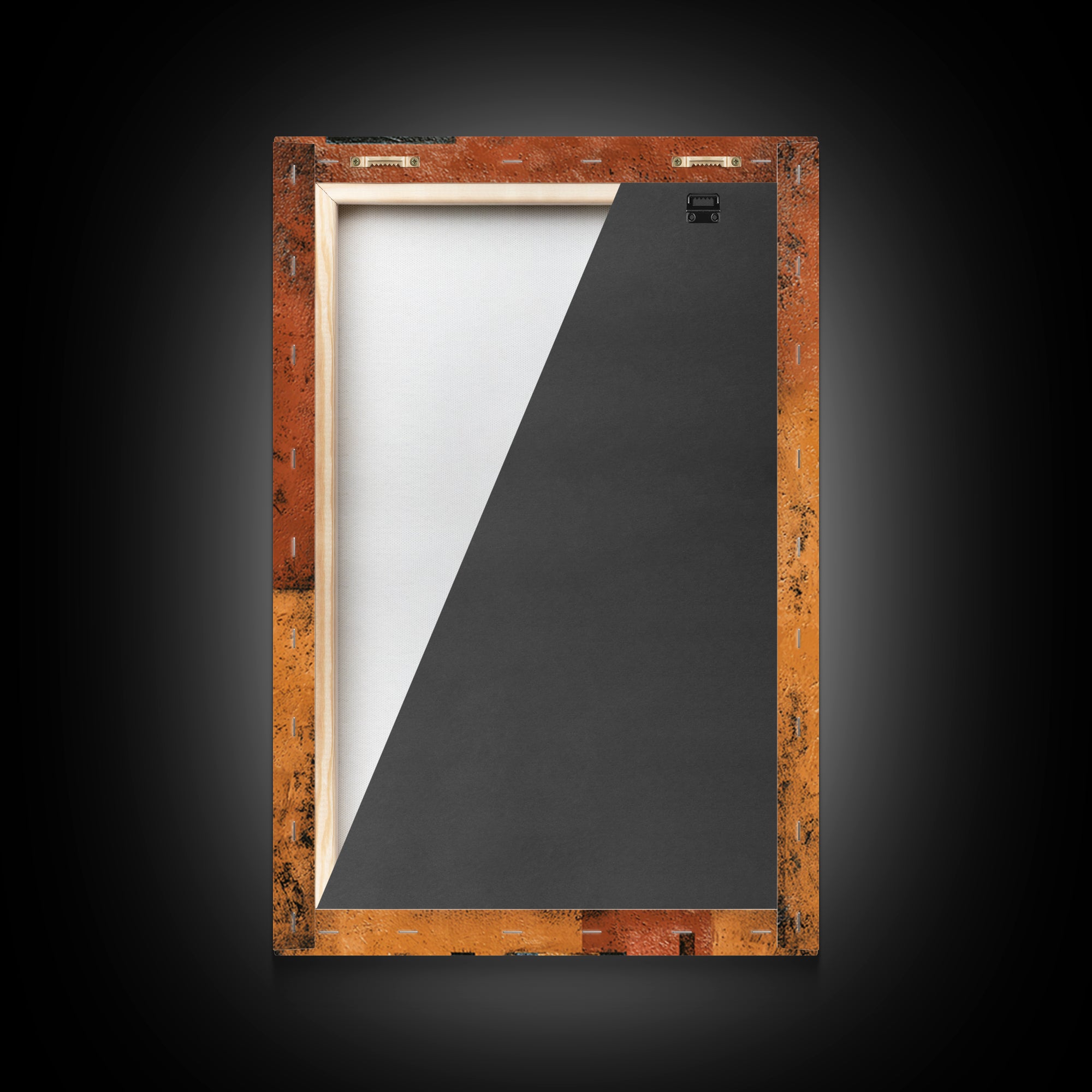 Mud Cloth Geometric Abstraction Framed Canvas Print, African Inspired Art, Digital Art, Living Room Decor, Abstract Art, AIA-2x3-59