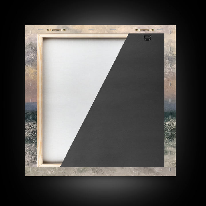 Modern Sculptural Shapes Rendered as Painted Forms Framed Canvas Print, Art, Canvas Wall Art, Living Room Decor, Abstract Art, ART-1x1-6