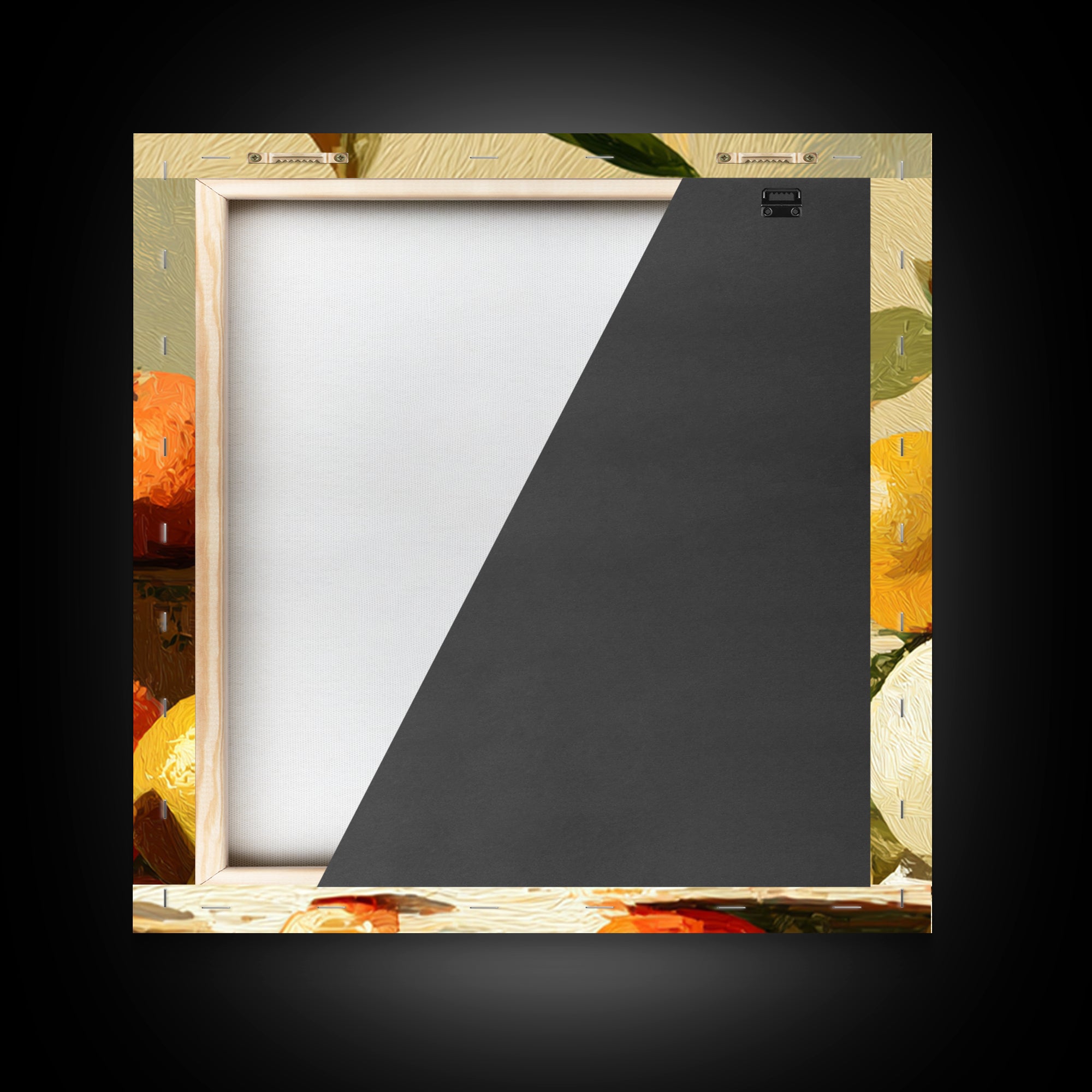 Bold Pop Fruit Composition Framed Canvas Print, Art, Luxury Decor, Living Room Decor, Fine Art, Metal Wall Art, ART-1x1-88