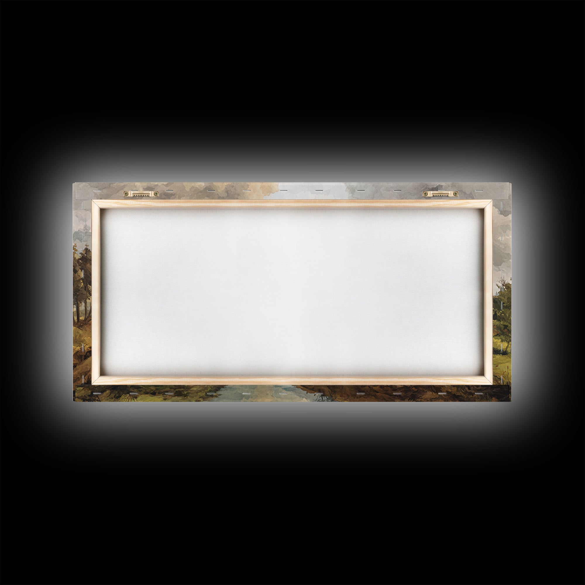 Surreal Dream Landscape Framed Canvas Print, Art, Contemporary Art, Living Room Decor, Fine Art, Art Deco, Original Art, ART-2x1-7
