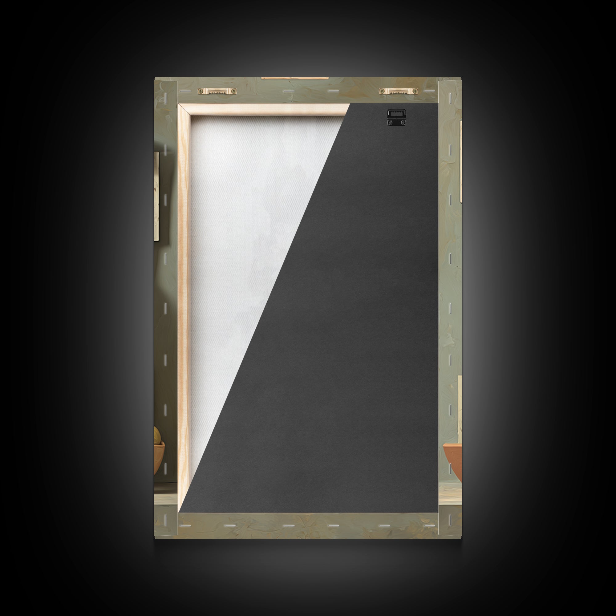 Modern Sculptural Shapes Rendered as Painted Forms Canvas Print, Art, Neutral Decor, Living Room Decor, Abstract Art, ART-2x3-14