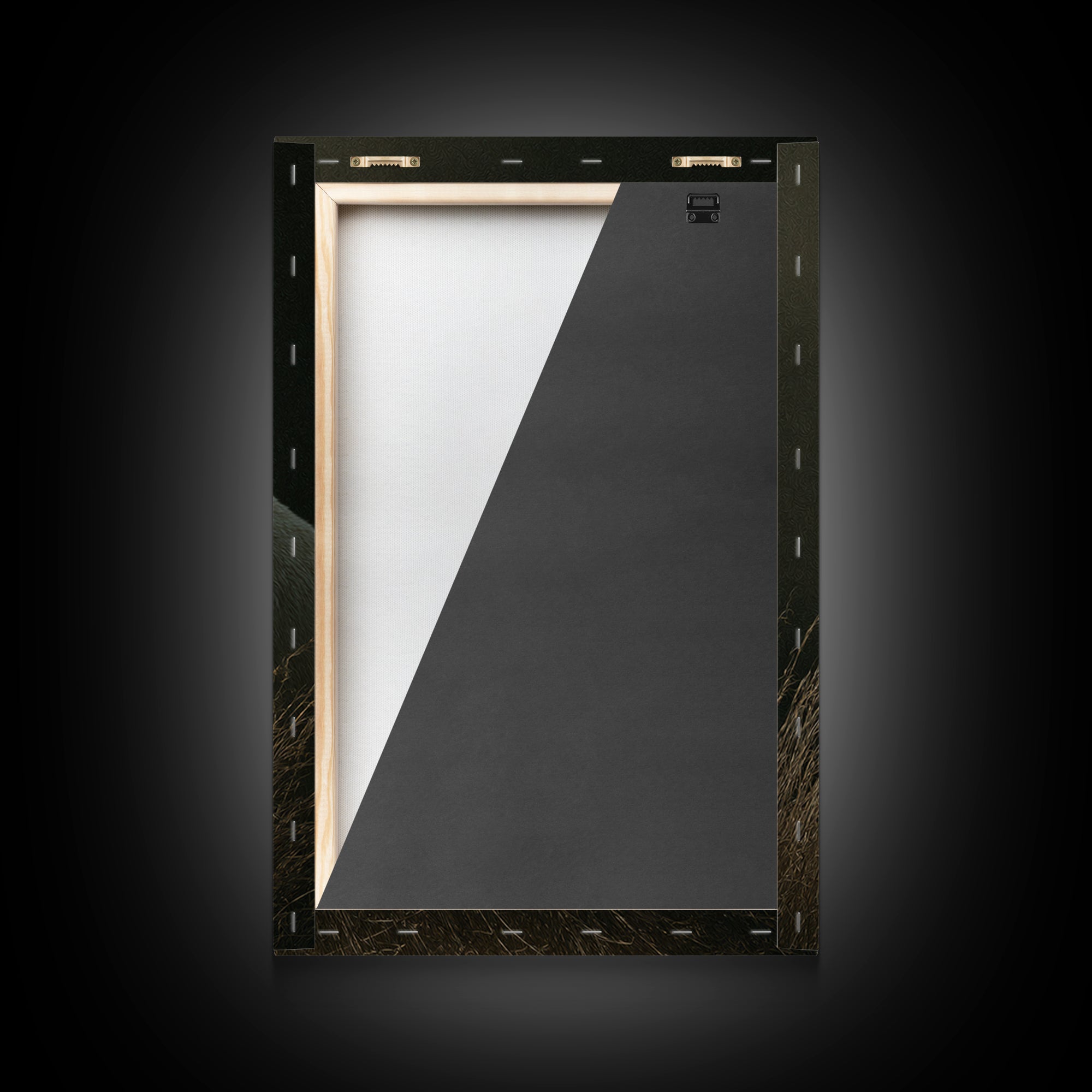Elegant Animal Portrait Framed Canvas Print, Art, Home Decor, Living Room Decor, Fine Art, Minimalist Decor, ART-2x3-2