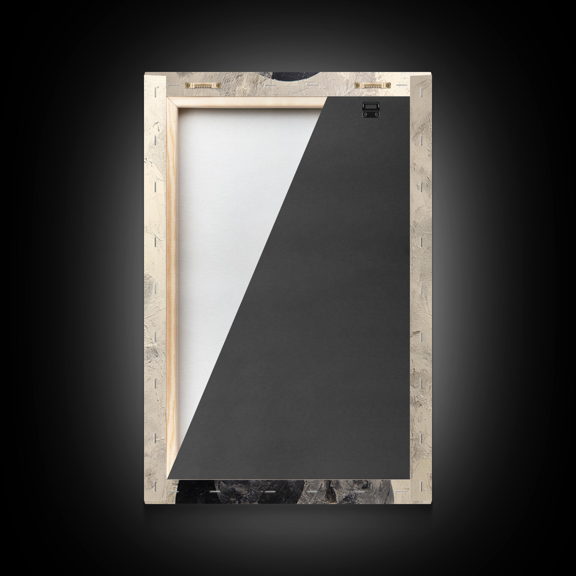 Simple Monochrome Figure Study Framed Canvas Print, Art, Black Art, Living Room Decor, Fine Art, Wall Decor, ART-2x3-44