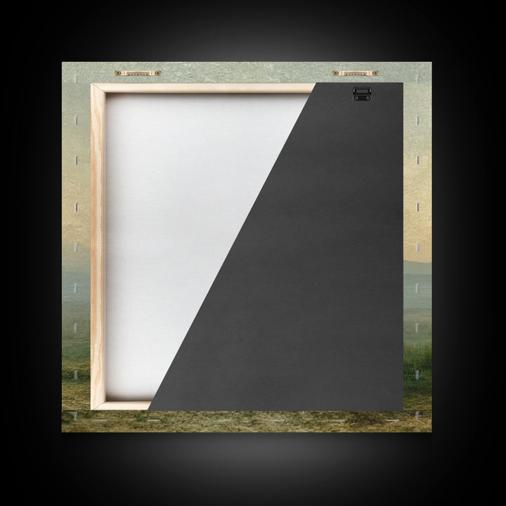 Gallery Style Landscape with Expansive Negative Space Canvas Print, Above Sofa Art, Coastal Wall Art, Living Room Decor, ASA-1x1-24