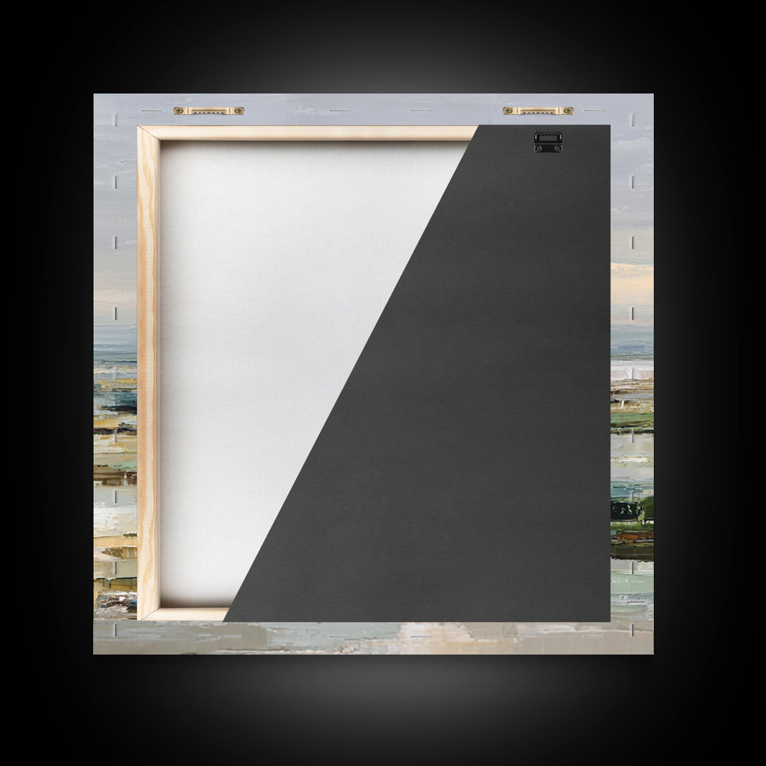 Oversized Abstract Landscape Canvas Print, Above Sofa Art, Modern Art, Living Room Decor, Fine Art, Statement, Art Print, ASA-1x1-25