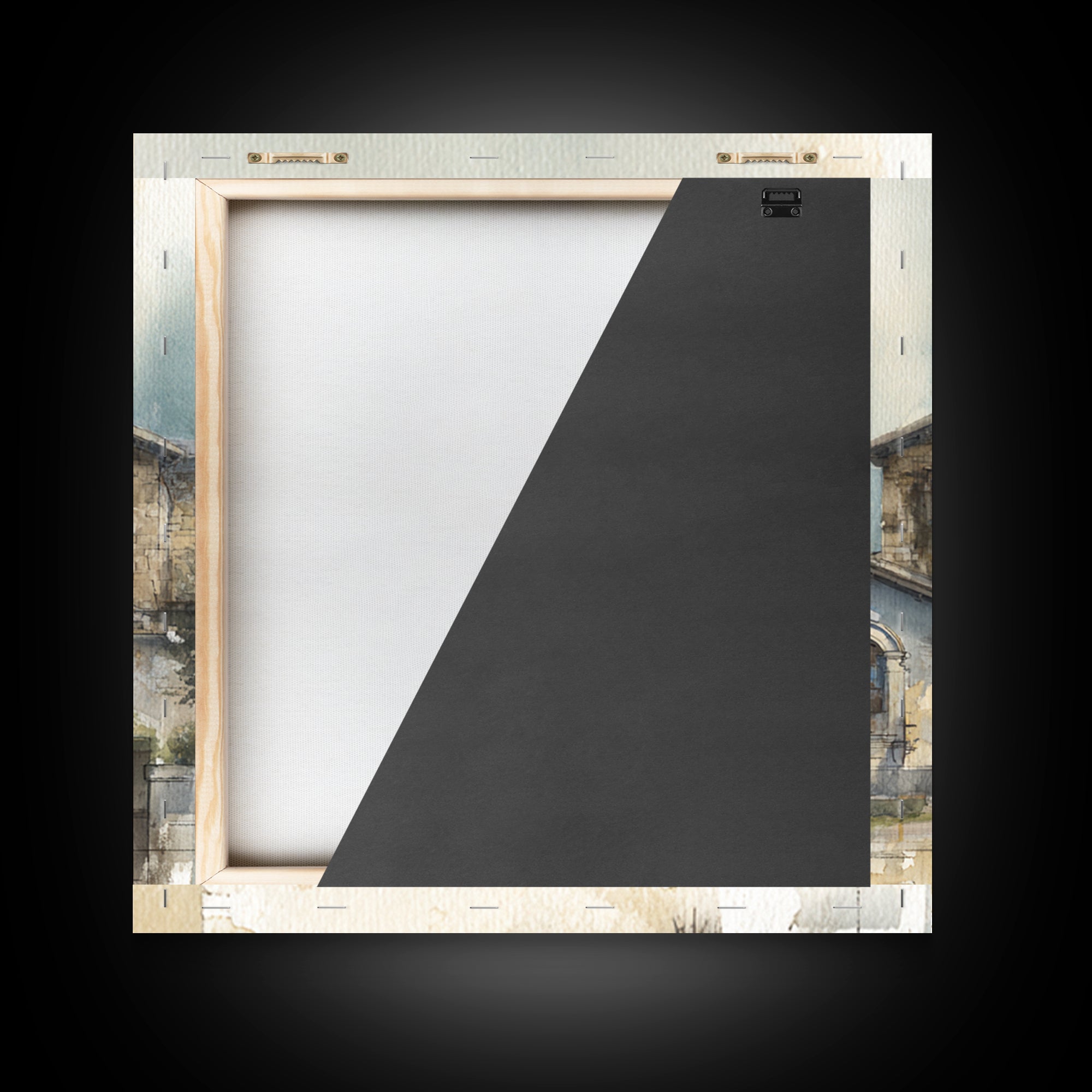 Architectural Arch Study Framed Canvas Print, Above Sofa Art, Minimalist Wall Art, Living Room Decor, Abstract Art, Statement, ASA-1x1-33