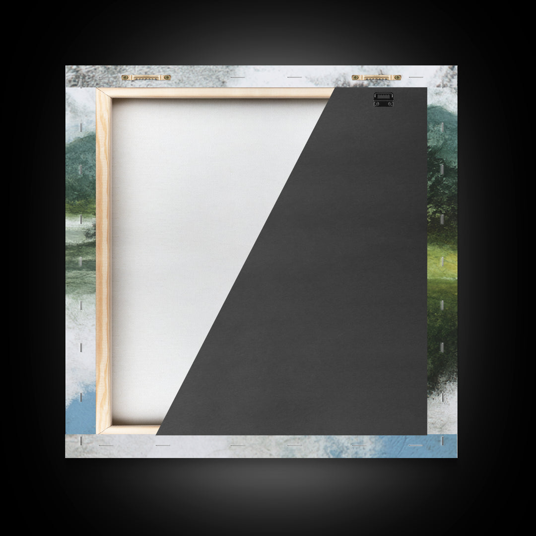 Gallery Style Landscape with Expansive Negative Space Canvas Print, Above Sofa Art, Home Decor, Living Room Decor, Statement, ASA-1x1-48