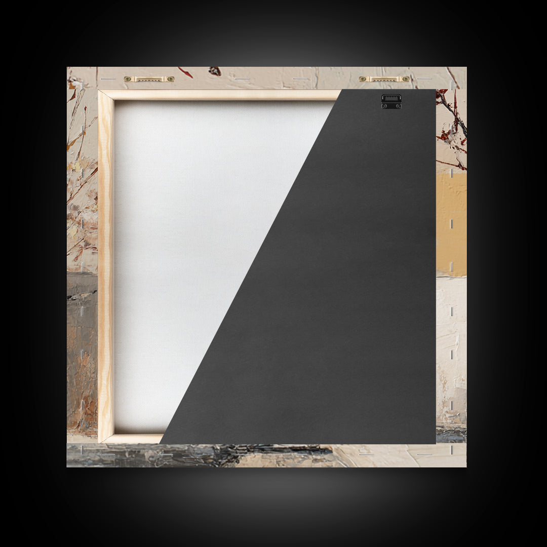 Large Neutral Still Life Framed Canvas Print, Above Sofa Art, Coastal Wall Art, Living Room Decor, Fine Art, Statement, ASA-1x1-62