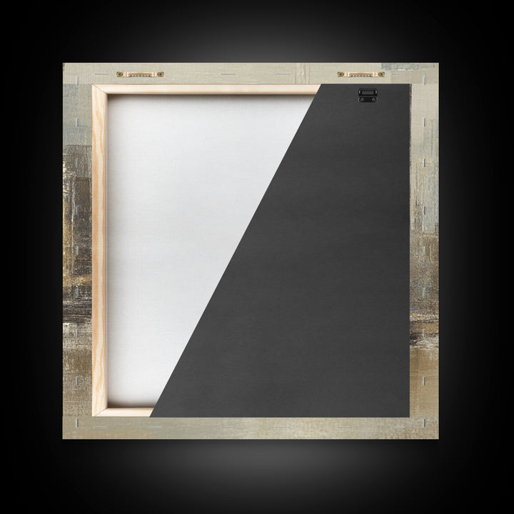 Quiet City Skyline Reduced to Elegant Shapes Canvas Print, Above Sofa Art, Bedroom Wall Art, Living Room Decor, Statement, ASA-1x1-70
