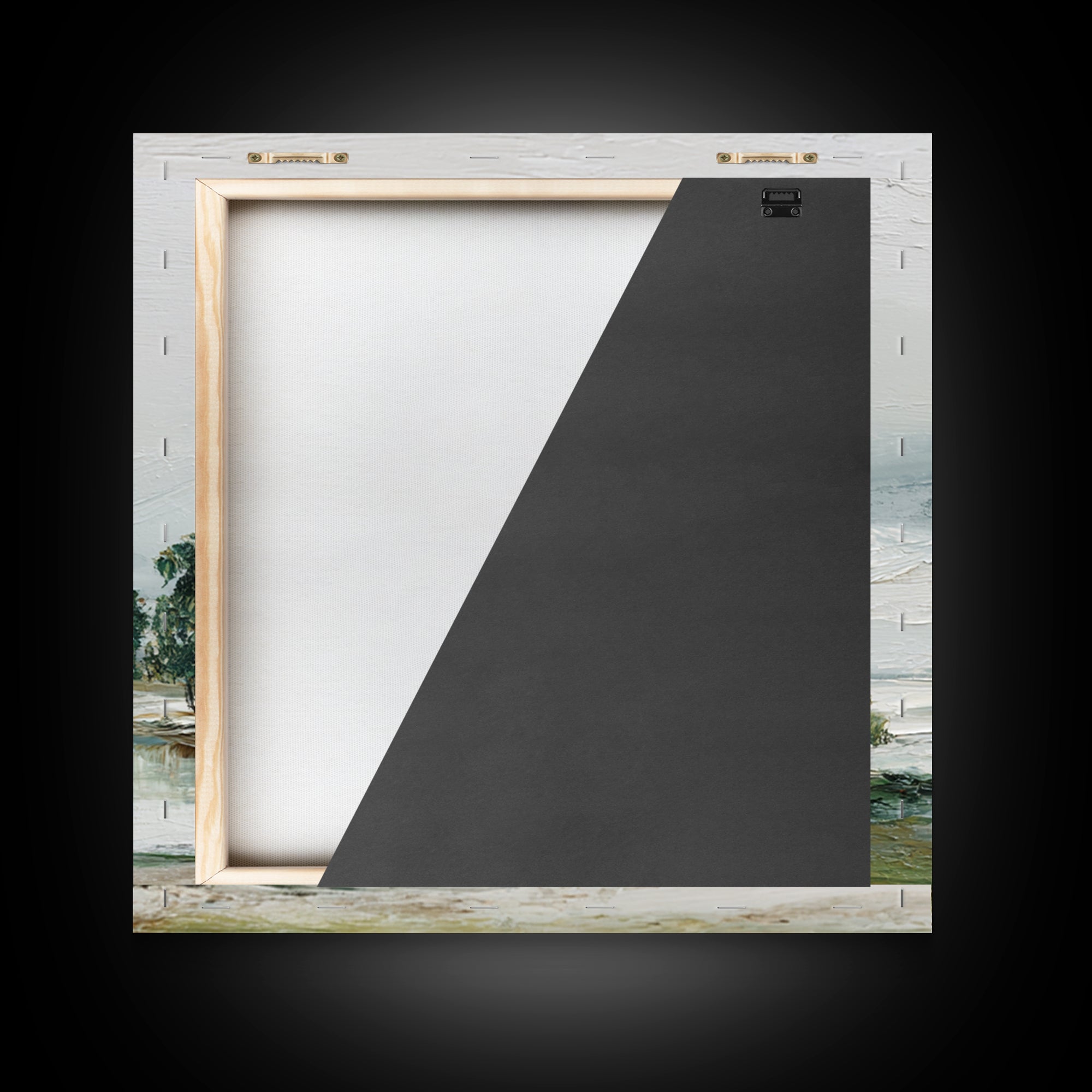 Gallery Style Landscape with Expansive Negative Space Canvas Print, Above Sofa Art, Living Room Decor, Statement, ASA-1x1-96