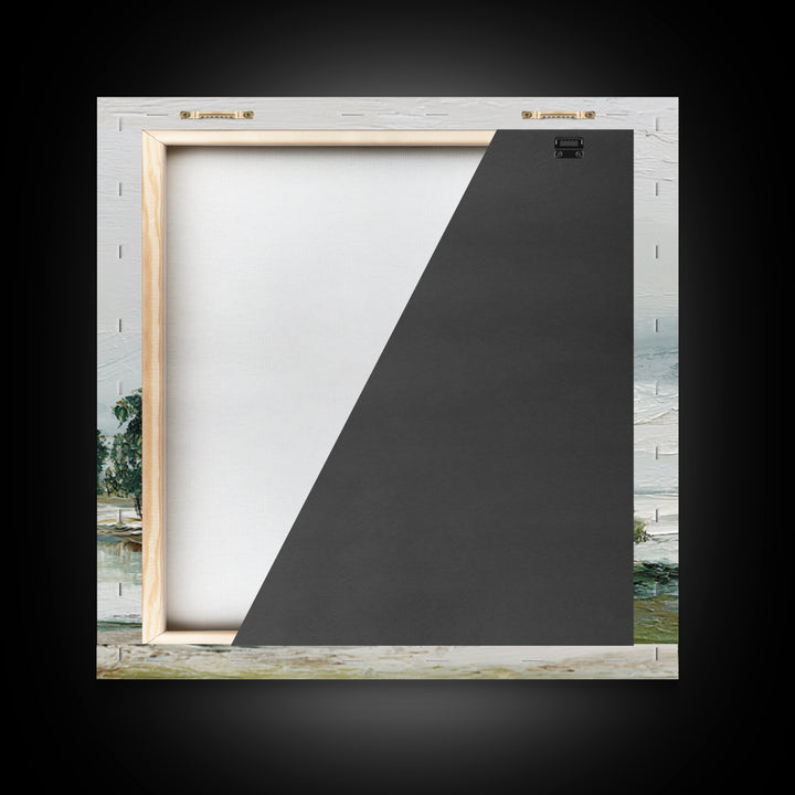 Gallery Style Landscape with Expansive Negative Space Canvas Print, Above Sofa Art, Living Room Decor, Statement, ASA-1x1-96