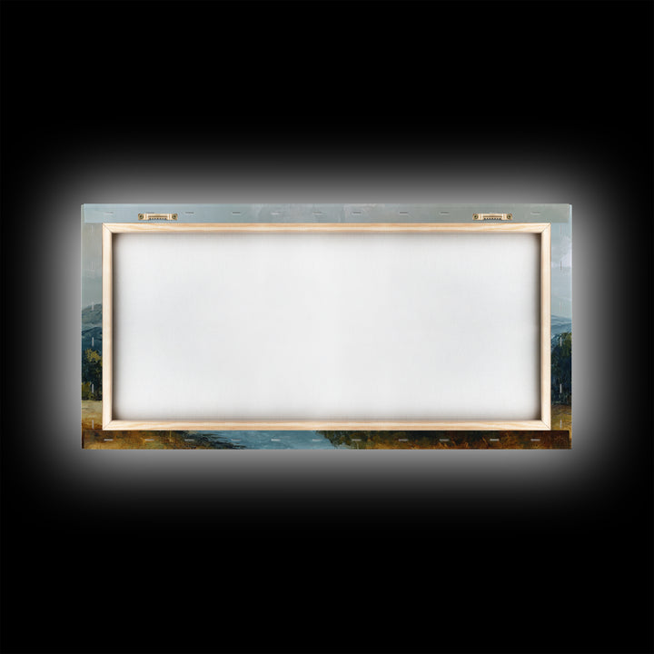 Gallery Style Landscape with Expansive Negative Space Canvas Print, Above Sofa Art, Room Decor, Living Room Decor, Statement, ASA-2x1-44