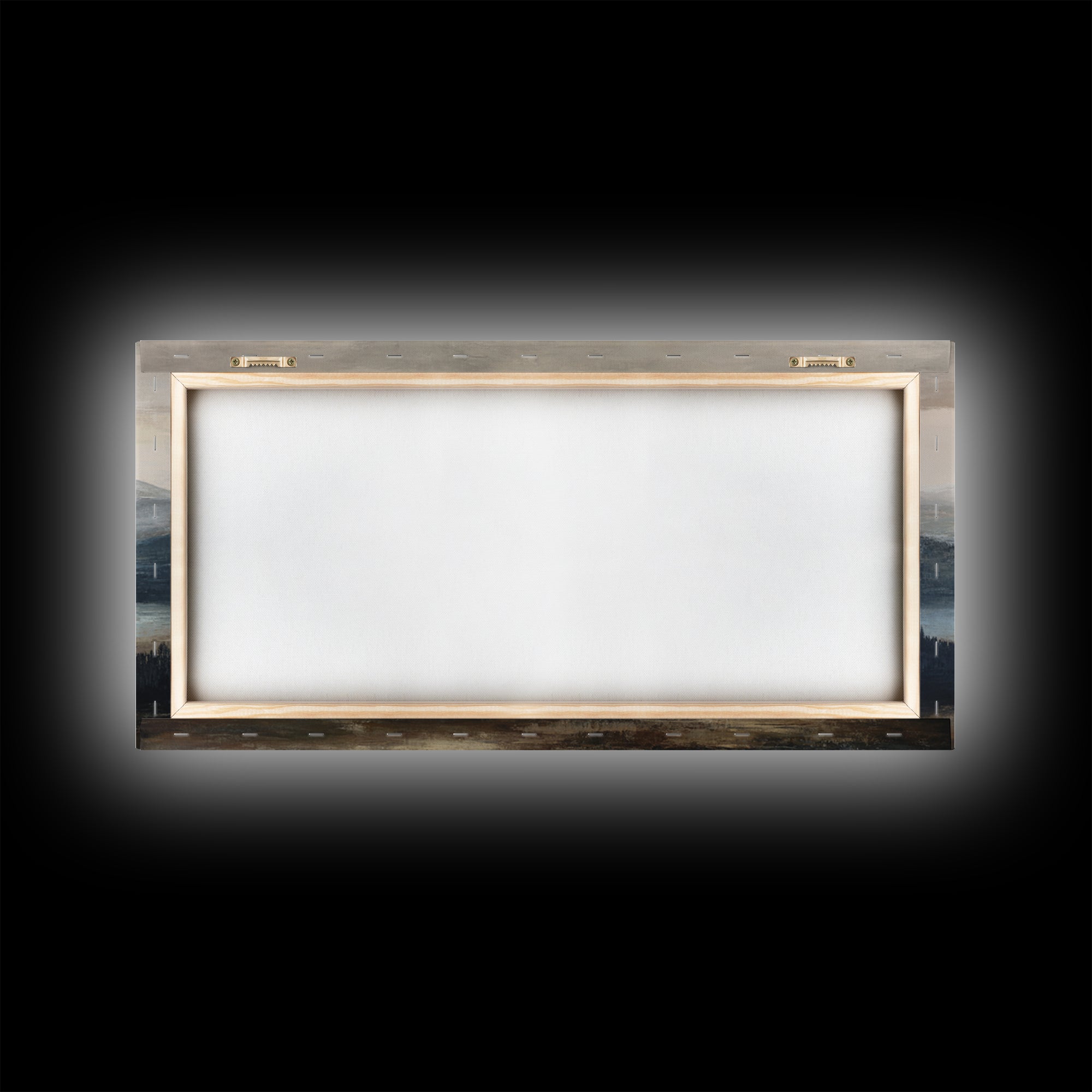 Oversized Abstract Landscape Canvas Print, Above Sofa Art, Framed Wall Art, Living Room Decor, Statement, Living Room Wall Art, ASA-2x1-69