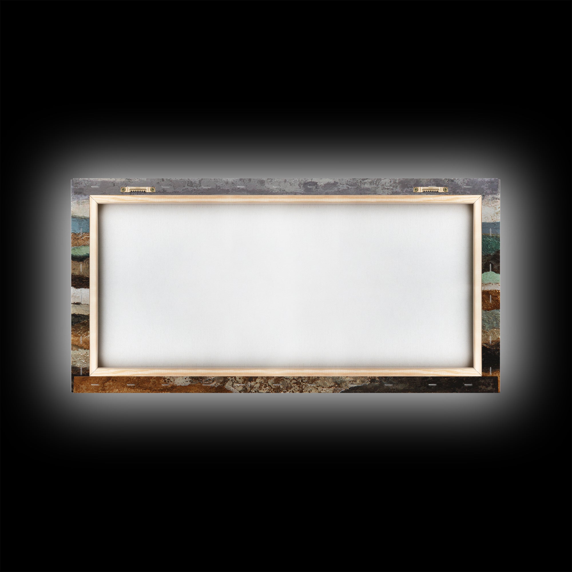 Oversized Abstract Landscape Canvas Print, Above Sofa Art, Framed Wall Art, Living Room Decor, Statement, Living Room Wall Art, ASA-2x1-93