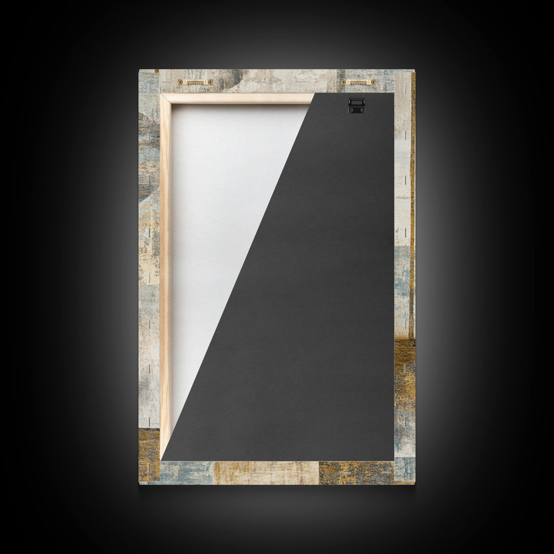 Large Modern Organic Shapes Framed Canvas Print, Above Sofa Art, Luxury Decor, Living Room Decor, Abstract Art, Statement, ASA-2x3-34
