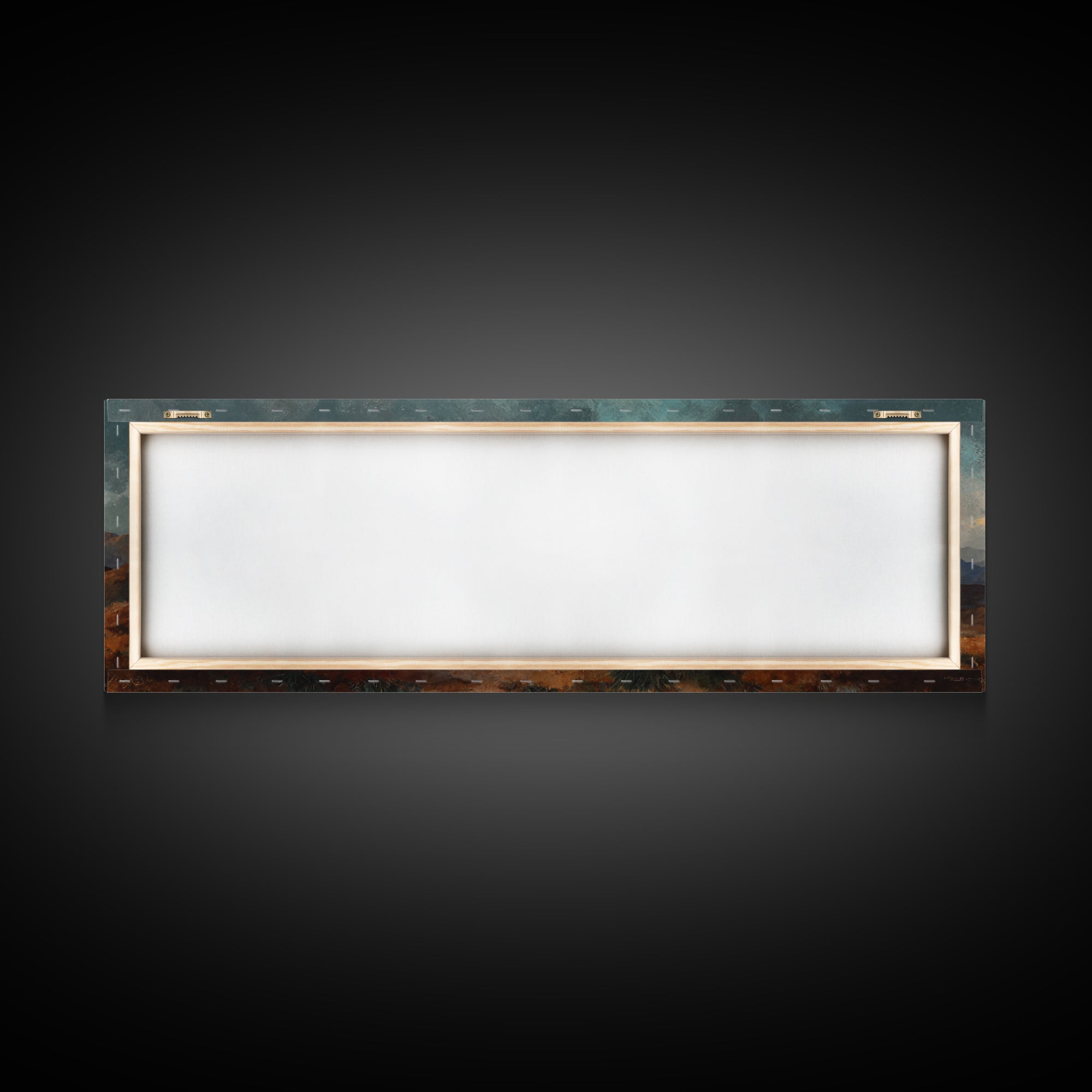 Desert Mesa Panorama Canvas Print, Above Sofa Art, Minimalist Wall Art, Living Room Decor, Fine Art, Statement, ASA-3x1-36