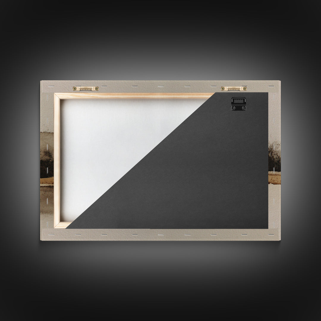 Minimal Black Ink Composition Framed Canvas Print, Above Sofa Art, 3 Piece Wall Art, Living Room Decor, Fine Art, Statement, ASA-3x2-60