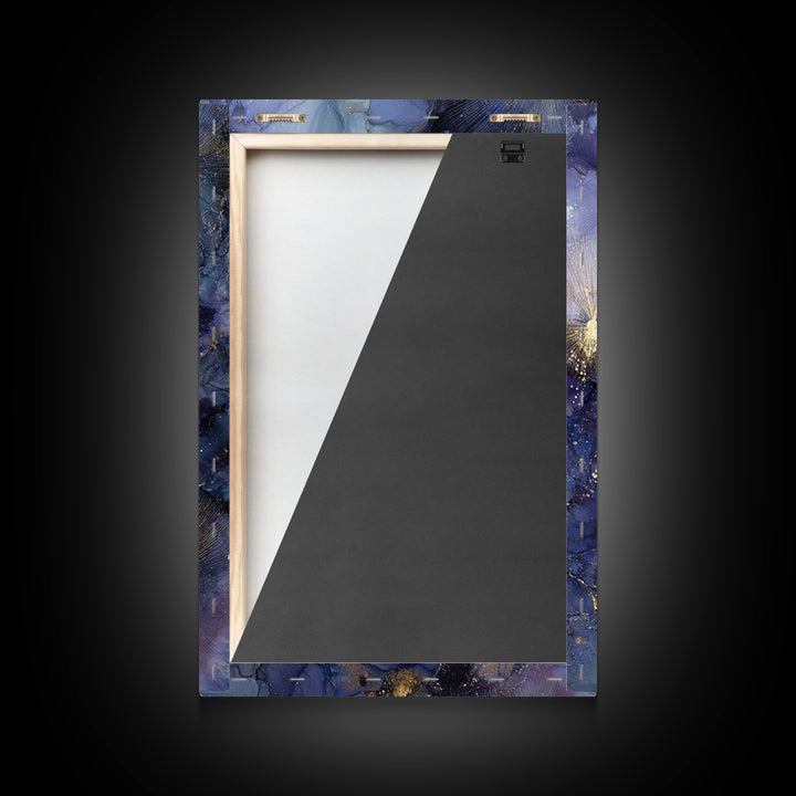 Dreamlike Night Garden Canvas Print, Astrology Art, Living Room Decor, Watercolor Art, Zodiac, Dtf Print, Celestial Wall Art, AST-2x3-54