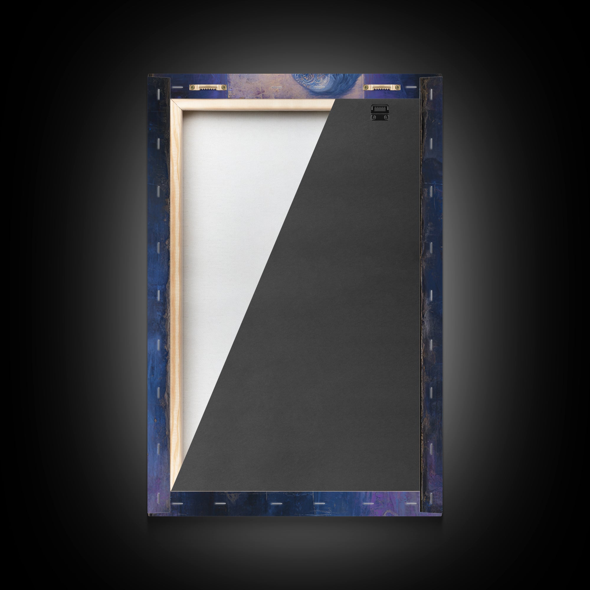 Tattooed Barber Portrait Framed Canvas Print, Barbershop Art, Black Wall Art, Barbershop Decor, Grooming, Minimalist Art, BAA-2x3-36