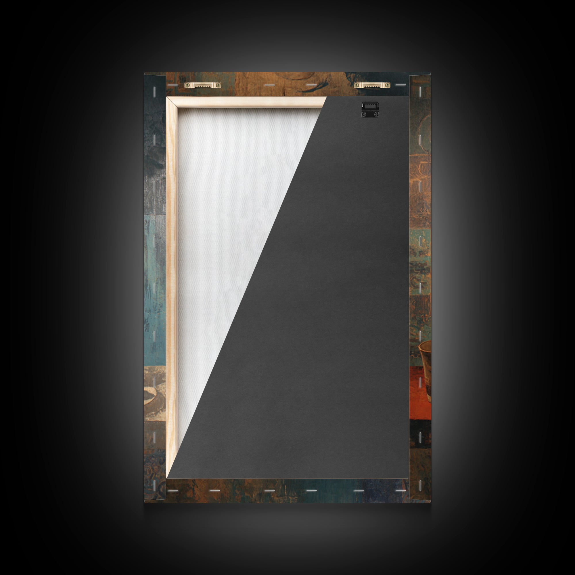 Whiskey and Straight Razor Masculine Still Life Canvas Print, Barbershop Art, Gallery Decor, Barbershop Decor, Abstract Art, BAA-2x3-39
