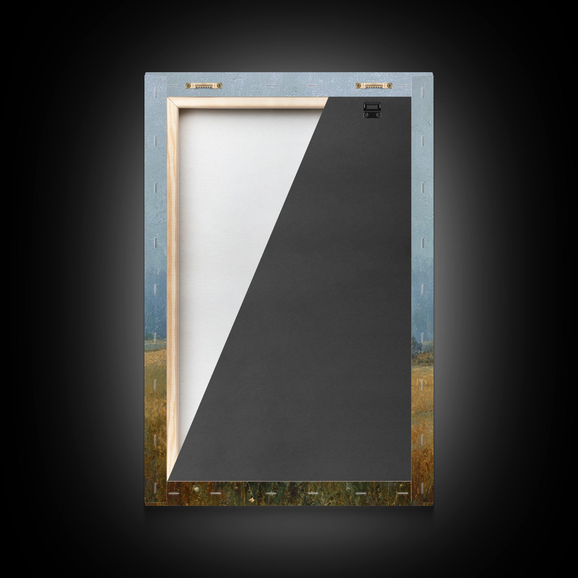 Old Farmhouse Landscape Canvas Print, Bed and Breakfast Art, Minimalist Decor, Living Room Decor, Oil Painting, BAB-2x3-15