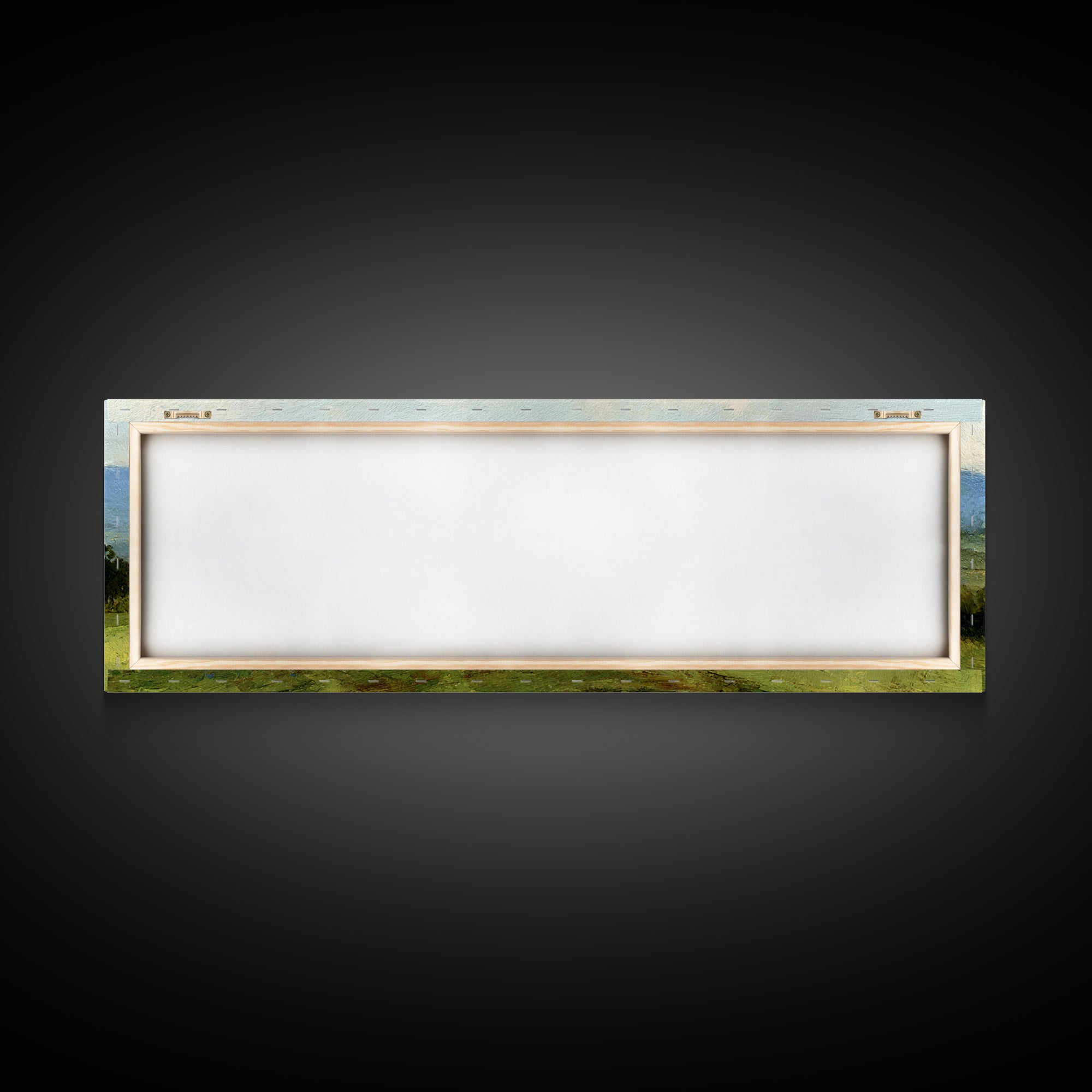 Classic Landscape with Rolling Green Hills Canvas Print, Bed and Breakfast Art, Bedroom Wall Decor, Living Room Decor, BAB-3x1-16