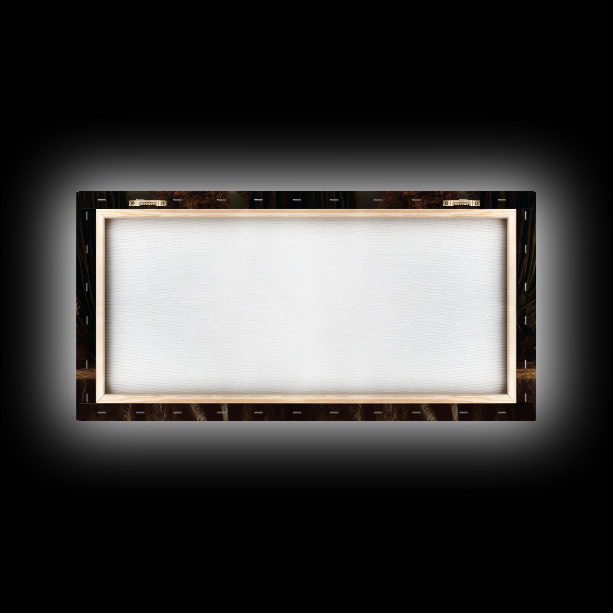Velvet Drapery with Pearls Flowers and Candlelight Framed Canvas Print, Baroque Art, Wall Art, Living Room Decor, BAO-2x1-23