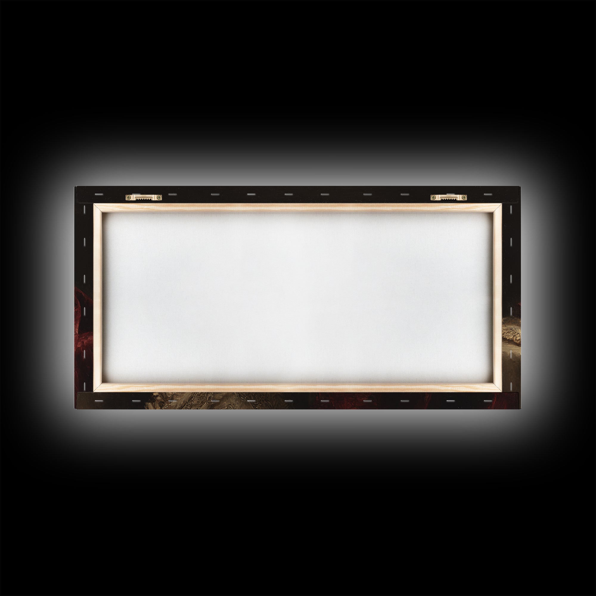 Dark Red Velvet Framed Canvas Print, Baroque Art, Contemporary Art, Living Room Decor, Fine Art, Ornate, 3d Wall Art, BAO-2x1-43